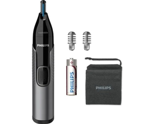 [Электробритва] PHILIPS NT3650/16  Триммер ,2насадки, черный/серый