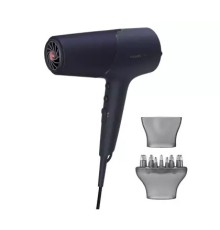 PHILIPS BHD510/00 Фен , 2300 Вт,6 режимов температуры и скорости, ThermoShield для 100% защиты волос от перегрева, ионизация х4, диффузор,синий металлик