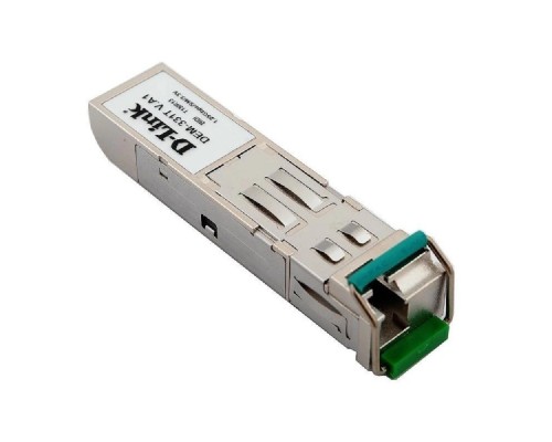 [Сетевое оборудование] D-Link 331T/40KM/B1A WDM SFP-трансивер с 1 портом 1000Base-BX-D (Tx:1550 нм, Rx:1310 нм) для одномодового оптического кабеля (до 40 км, разъем Simplex LC)
