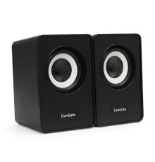 Exegate EX287054RUS Акустическая система 2.0 ExeGate Disco 120 (питание USB, 2х3Вт (6Вт RMS), 100-20000Гц, черный)