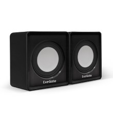 Exegate EX287057RUS Акустическая система 2.0 ExeGate Disco 140 Black (питание USB, 2х3Вт (6Вт RMS), 100-20000Гц, черный)