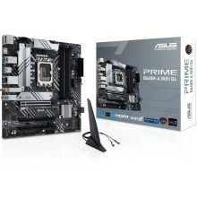 ASUS PRIME B660M-A WIFI D4 (Socket 1700, mATX, 4xDDR4(128GB), 2xHDMI 2.1/DP, 1xPCIe 4.0x16/2xPCIe 3.0x16, 1xLAN, Wi-Fi, BT, 4xSATA 6Gb/s, 2xM.2, 2xUSB 3.2, 4xUSB 2.0, 1xPS/2)