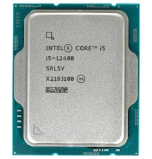 CPU Intel Core i5-12400 Alder Lake OEM {2.5 ГГц/ 4.4 ГГц в режиме Turbo, 18MB, Intel UHD Graphics 730, LGA1700 CM8071504650608SRL5Y/CM8071504555317SRL4V}