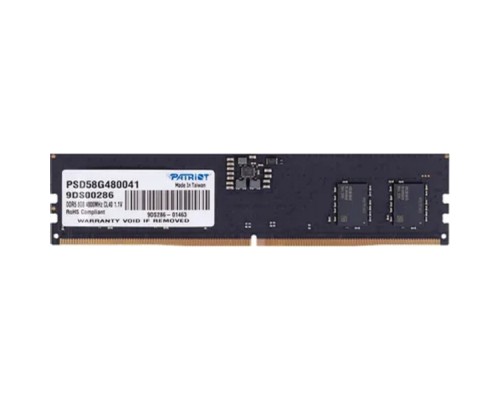 [Модуль памяти] Patriot DDR5 8GB 4800 MT/s CL40 PSD58G480041