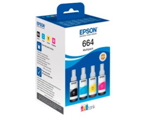 [Расходные материалы] EPSON C13T66464A Чернила для L100 4-COLOUR MULTIPACK