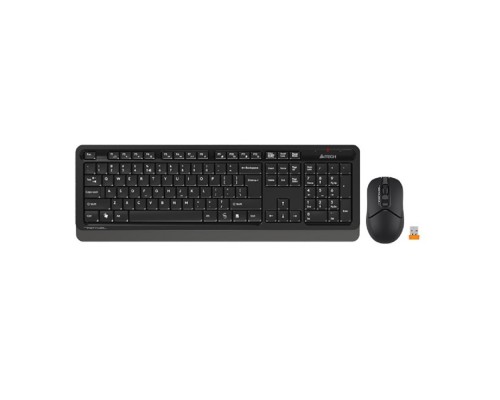 [Клавиатура] A-4Tech Клавиатура + мышь A4Tech Fstyler FG1012 клав:черный/серый мышь:черный USB беспроводная Multimedia [1599033]