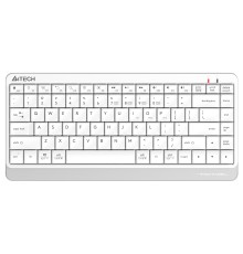 Клавиатура A4Tech Fstyler FBK11 белый/серый USB беспроводная BT/Radio slim [1595335]