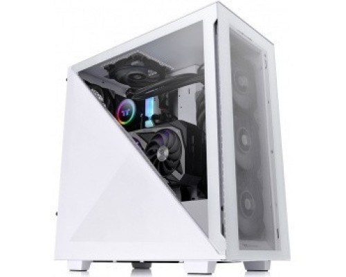[Корпус] Корпус Thermaltake Divider 300 TG белый без БП ATX 6x120mm 3x140mm 2xUSB3.0 audio bott PSU