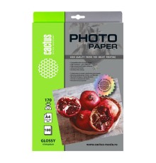 Фотобумага Cactus CS-GA4170100 A4/170г/м2/100л./белый глянцевое для струйной печати