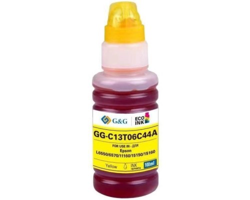[Расходные материалы] Чернила G&G GG-C13T06C44A №112 желтый 100мл для Epson L6550/6570/11160/15150/15160