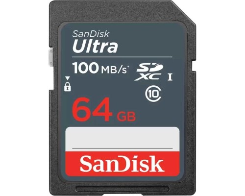[Карта памяти ] SecureDigital 64Gb Sandisk SDSDUNR-064G-GN3IN Ultra Class10