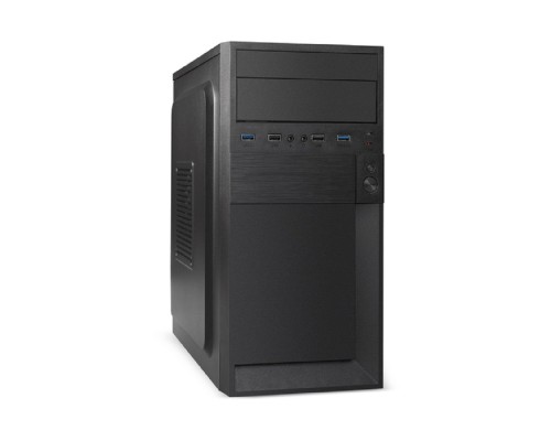 [Корпуса] Exegate EX291148RUS Корпус Minitower ExeGate BAA-105U2-01-AA500 (mATX, БП AA500 с вент. 8см, 2*USB+2*USB3.0, аудио, черный)