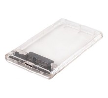 AgeStar 3UB2P4 (TRANSPARENCY)USB 3.0 Внешний корпус 2.5" SATAIII HDD/SSD  пластик, прозрачный {50}  (672691)(17312)