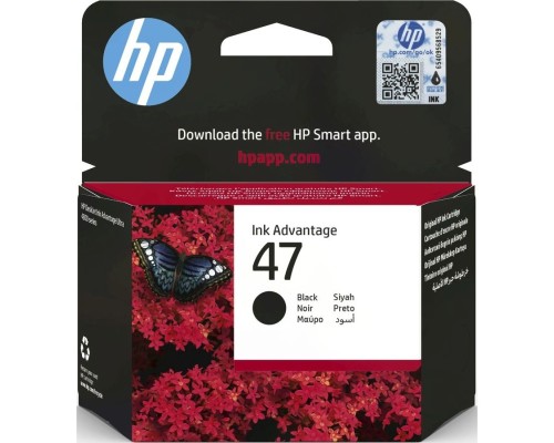 [Расходные материалы] Картридж струйный HP 47 6ZD21AE черный (1300стр.) (26мл) для HP DJ IA Ultra 4828