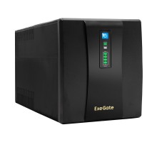 Exegate EP285491RUS ИБП ExeGate SpecialPro UNB-1200.LED.AVR.EURO.RJ <1200VA/750W, LED, AVR, 4 евророзетки, RJ45/11, Black>