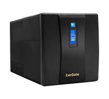 Exegate EP285495RUS ИБП ExeGate SpecialPro Smart LLB-1200.LCD.AVR.EURO.RJ <1200VA/750W, LCD, AVR, 4 евророзетки, RJ45/11, Black>
