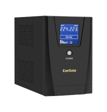 Exegate EP285501RUS ИБП ExeGate SpecialPro Smart LLB-1500.LCD.AVR.C13.RJ <1500VA/950W, LCD, AVR, 6*IEC-C13, RJ45/11, Black>