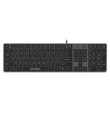 Клавиатура Sven KB-E5000 серый металлик (109 кл.+12Fn)