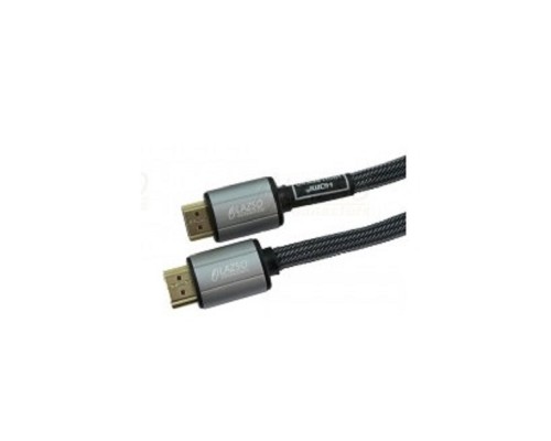 [Кабель] Кабель аудио-видео LAZSO WH-111-B HDMI (m)/HDMI (m) 1м. Позолоченные контакты черный (WH-111(1M)-B)