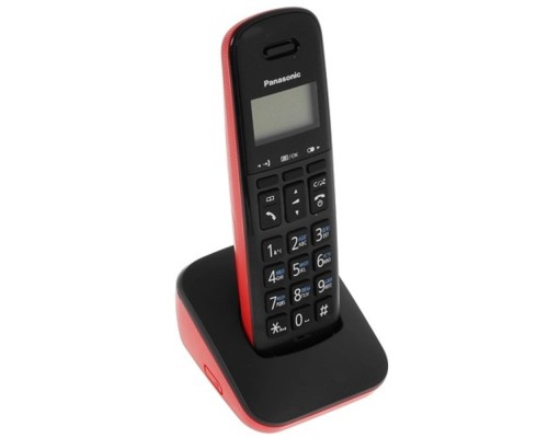 [Телефон] Panasonic KX-TGB610RUR (красный) {Беспроводной DECT,40 мелодий,телефонный справочник 120 зап.