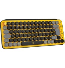 920-010716 Logitech Клавиатура беспроводная POP KEYS, Blast Yellow 
