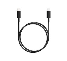 Bion Кабель для зарядки USB Type-C - USB Type-C (CM/CM), 3A, 60W, USB 2.0, 1 м, черный [BXP-CCP-USBC-CMCM-1M-B]