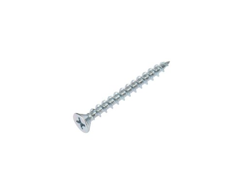 [Метизы. Саморезы, болты, гайки] Rexant KR-01-3721-005 Саморез оконный KRANZ острый, 4.1х40, белый цинк, короб (500 шт./уп.)