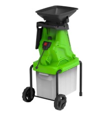 Greenworks GW-2800SD Измельчитель садовый электрический, 220 В, 2800 Вт с контейнером [2208007]