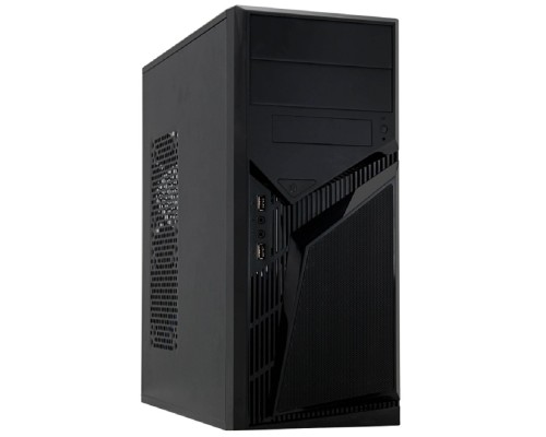 [Корпус] PowerCool S1007BK U3 450W {Тип: Midi-Tower, цвет: черный, форм-фактор: ATX, mATX, блок питания: 450 Вт, вентилятор: 120 мм, размеры: 175 x 407 x 362 мм, дополнительно: USB3.0 x2, наушники, микрофон}