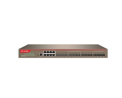 [Сетевое оборудование] IP-COM G5324-16F Коммутатор управляемый в стойку, 8*1Gbit RJ45, 16*SFP 1Gbit,  console port
