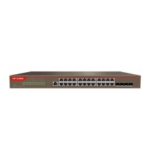 IP-COM G5328X Коммутатор управляемый в стойку, 24*1Gbit RJ45, 4*SFP 10Gbit,  console port