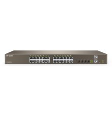IP-COM G5528X-EI Коммутатор управляемый в стойку, 24*1Gbit RJ45, 2*SFP 10Gbit Uplink, 2*SFP 10Gbit Stack, console port
