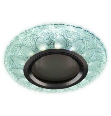 Светильник встраиваемый прозрачный круглый H064-1 MR16+3Вт LED Диаметр 9,5см LED + GU5.3