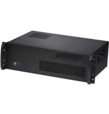 Procase RU330-B-0 Корпус 3U rear/front-access server case, черный, без блока питания, глубина 300мм, MB 12