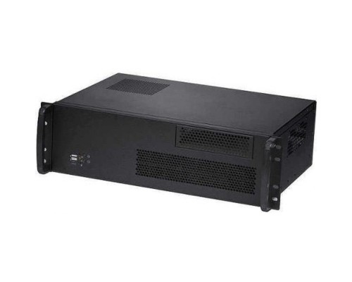 [Корпус] Procase RU330-B-0 Корпус 3U rear/front-access server case, черный, без блока питания, глубина 300мм, MB 12