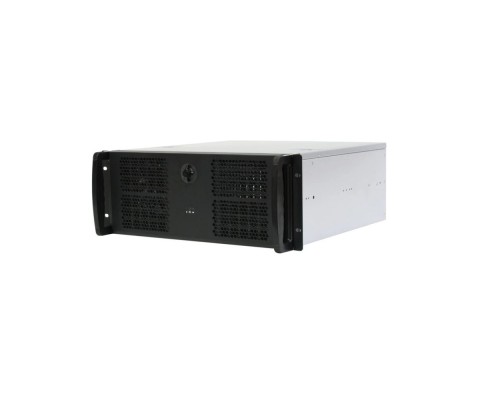 [Корпус] Procase EB445-B-0 Корпус 4U Rack server case, черный, дверца, без блока питания, глубина 450мм, MB 12
