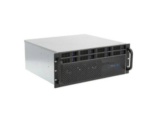 [Корпус] Procase ES408XS-SATA3-B-0 Корпус 4U Rack server case (8 SATA3/SAS 12Gb hotswap HDD), черный, без блока питания, глубина 400мм, MB 12