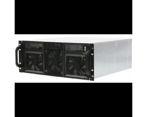 [Корпус] Procase RE411-D2H14-FC-55 Корпус 4U server case,2x5.25+14HDD,черный,без блока питания,глубина 550мм,MB CEB 12