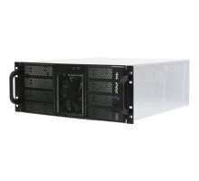 Procase RE411-D8H4-E-55 Корпус 4U server case,8x5.25+5HDD,черный,без блока питания,глубина 550мм,MB EATX 12