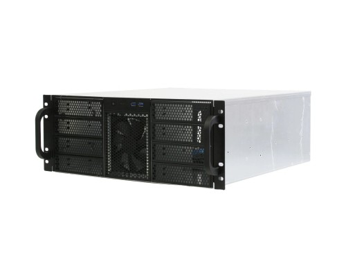[Корпус] Procase RE411-D8H4-E-55 Корпус 4U server case,8x5.25+5HDD,черный,без блока питания,глубина 550мм,MB EATX 12