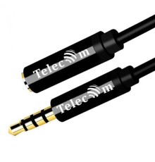 Telecom <TAV7179M-1M> Кабель удлинит 3.5 Jack (M) - 3.5 Jack (F), 1м  PRO [7958820049637]