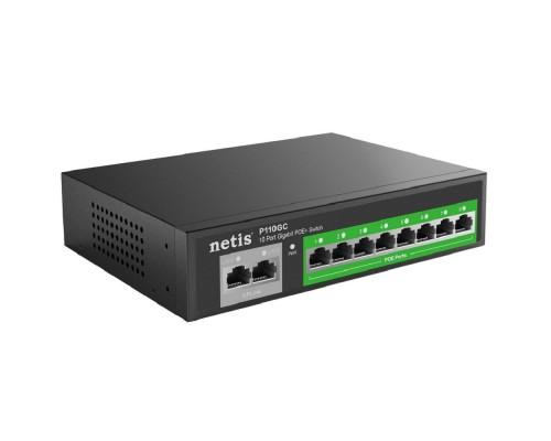 [Сетевое оборудование] Коммутатор Netis P110GC 10G 8PoE+ 100W неуправляемый
