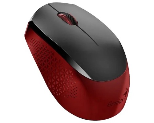 [Мышь] Genius Мышь NX-8000S Red { Беспроводная, бесшумная, 3 кнопки, для правой/левой руки. Сенсор Blue Eye. Частота 2.4 GHz} [31030025401]