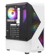 1STPLAYER FIREROSE F3-A White / ATX, TG / 4x120mm LED fans inc. / F3-A-WH-4F1