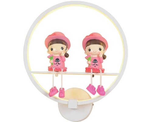 [Вентилятор] Светильник Hiper Twins H061-1 19Вт 4000K цв.св.:белый нейтральный розовый/белый
