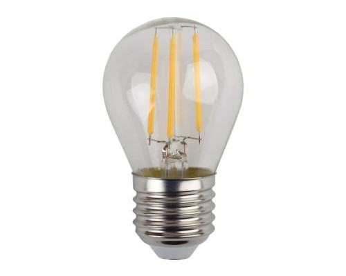 [ЭРА Светодиодные лампы] ЭРА Б0047015 F-LED P45-11W-840-E27 Лампа ЭРА (филамент, шар, 11Вт, нейтр, E27)