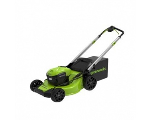 [Газонокосилки] Greenworks GD40LM48SPK4 Газонокосилка аккумуляторная , 40V, 48 см, самоходная, бесщеточная, c 1хАКБ 4 Ач и ЗУ [2517407UB]