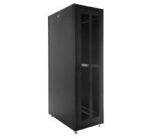 ЦМО Шкаф телекоммуникационный напольный ЭКОНОМ 42U (600 x 600) дверь перфорированная 2 шт., цвет черный (ШТК-Э-42.6.6-44АА-9005)