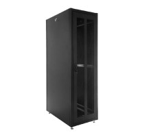 ЦМО Шкаф телекоммуникационный напольный ЭКОНОМ 42U (600 x 800) дверь перфорированная 2 шт., цвет черный [ШТК-Э-42.6.8-44АА-9005]