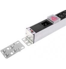 REM Верт блок розеток Rem-16, 1 фаза 16A, выкл, 36 C13, 6 C19, 1420 мм, вх C20 IEC 320(R-16-36C13-6C19-V-1420)